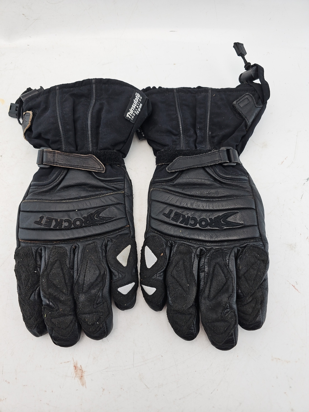 Rocket Black Men's Winter Motorcycle Gloves
